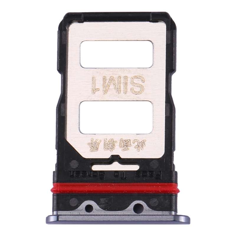 SIM Card Tray + SIM Card Tray for Xiaomi Redmi K30 Pro(Black)