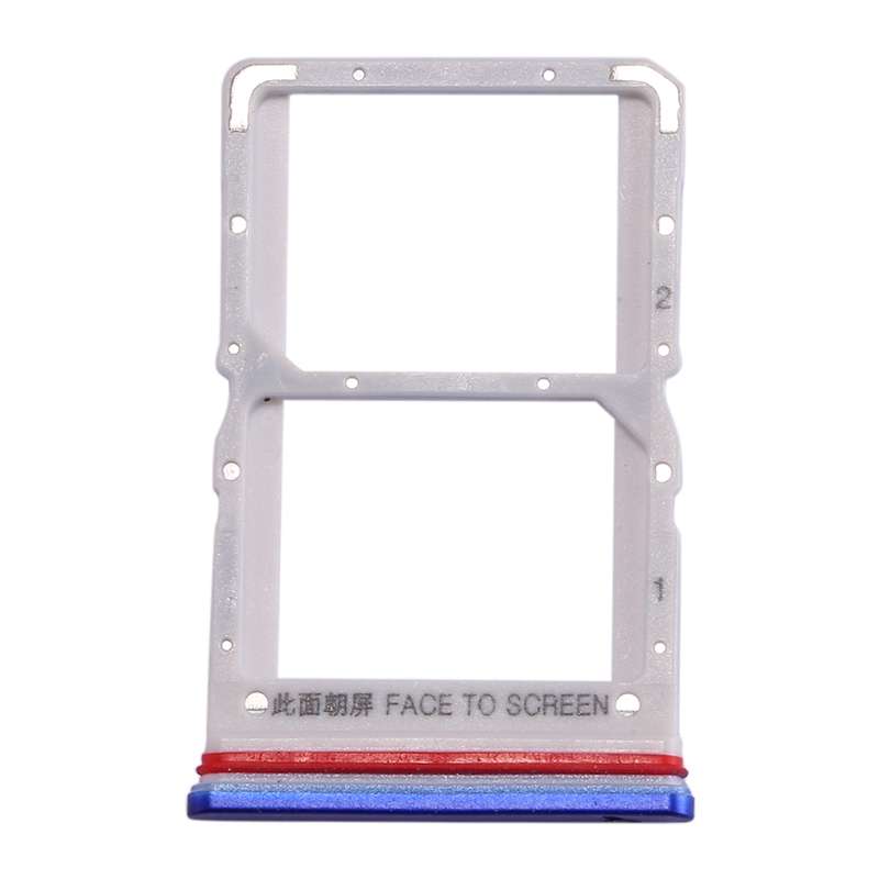 SIM Card Tray + SIM Card Tray for Xiaomi Redmi K30 5G(Silver)
