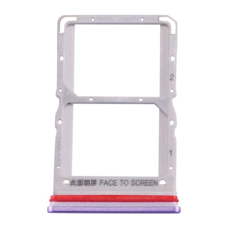 SIM Card Tray + SIM Card Tray for Xiaomi Redmi K30 5G(Silver)