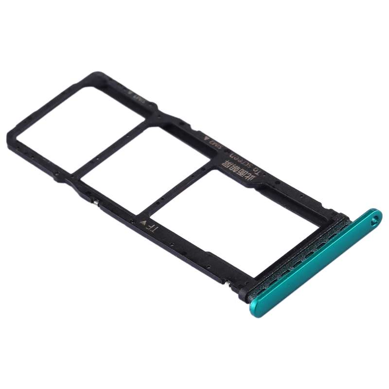 SIM Card Tray + SIM Card Tray + Micro SD Card Tray for Huawei P40 Lite E / Enjoy 10(Black)