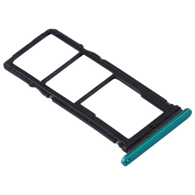 SIM Card Tray + SIM Card Tray + Micro SD Card Tray for Huawei P40 Lite E / Enjoy 10(Black)