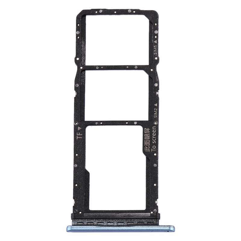 SIM Card Tray + SIM Card Tray + Micro SD Card Tray for Huawei P40 Lite E / Enjoy 10(Black)