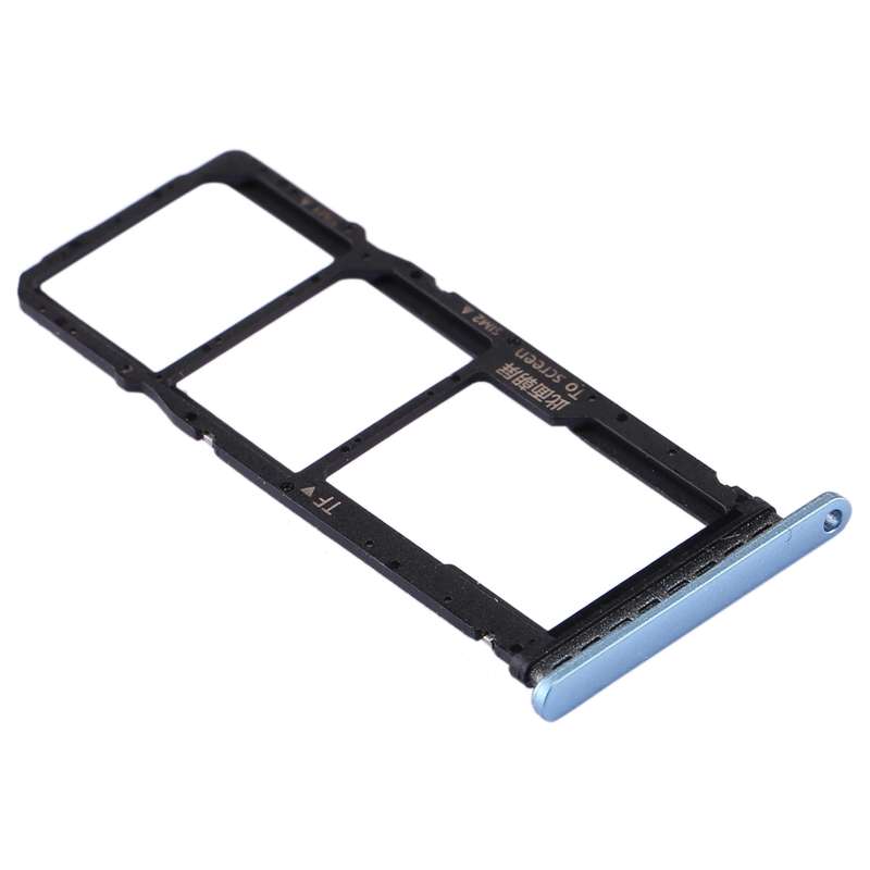 SIM Card Tray + SIM Card Tray + Micro SD Card Tray for Huawei P40 Lite E / Enjoy 10(Black)