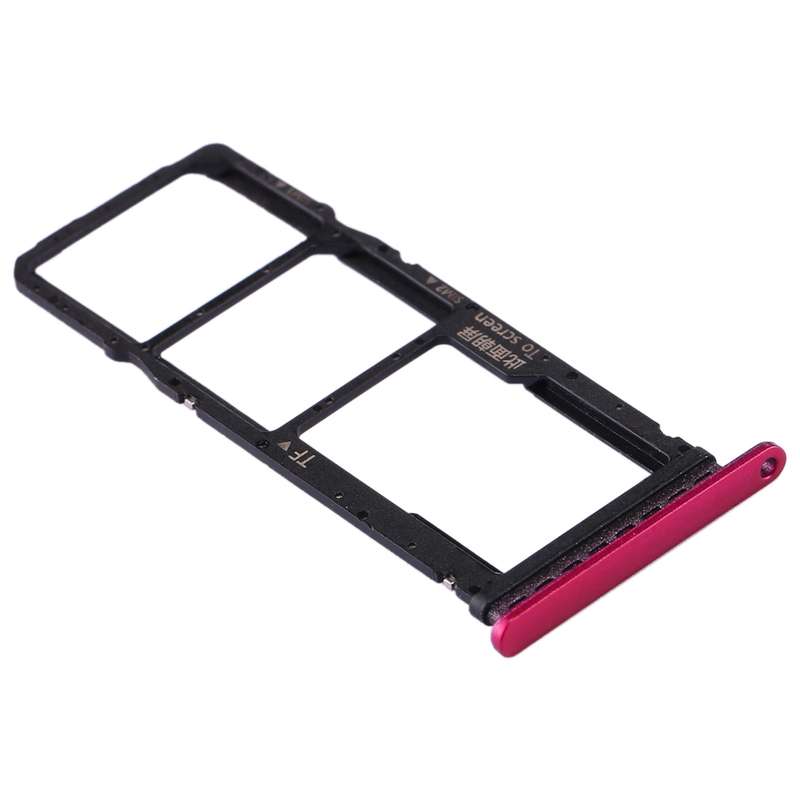 SIM Card Tray + SIM Card Tray + Micro SD Card Tray for Huawei P40 Lite E / Enjoy 10(Black)