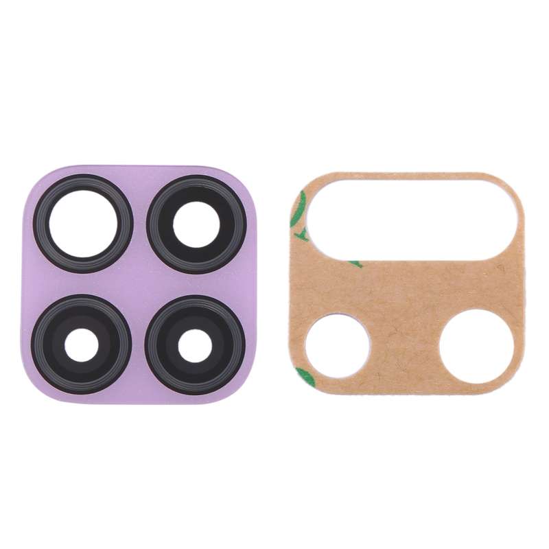 For Huawei P40 Lite 10pcs Original Back Camera Lens (Pink)