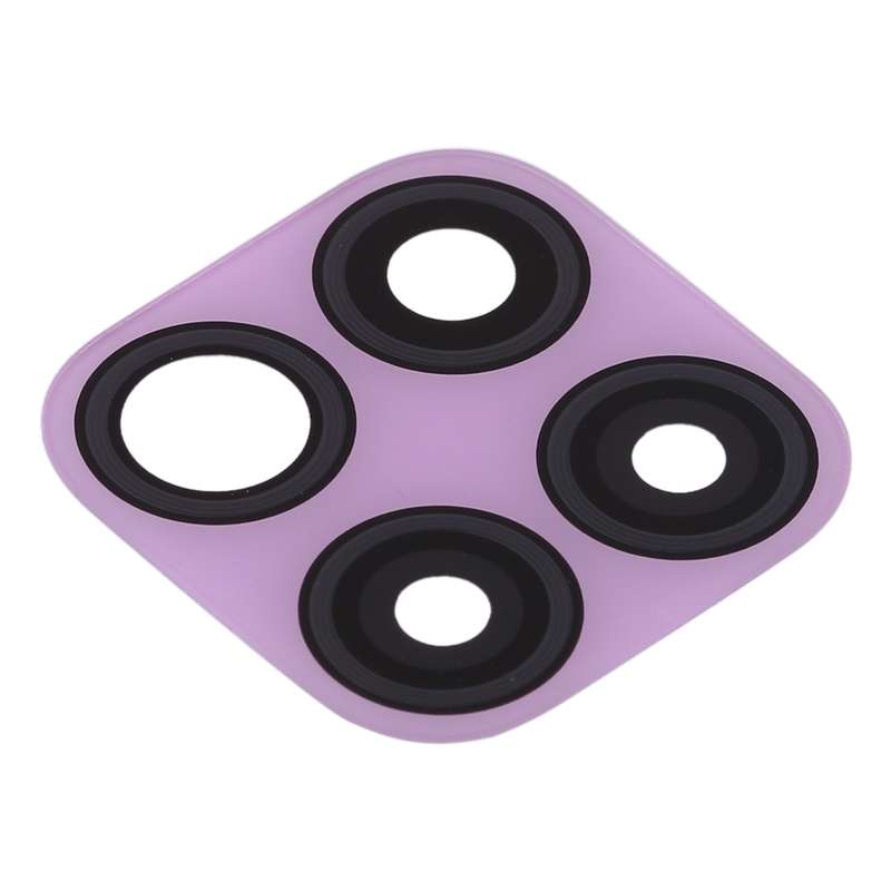For Huawei P40 Lite 10pcs Original Back Camera Lens (Pink)