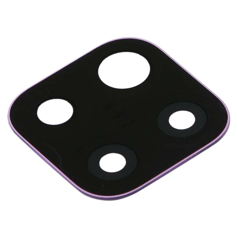 For Huawei P40 Lite 10pcs Original Back Camera Lens (Pink)