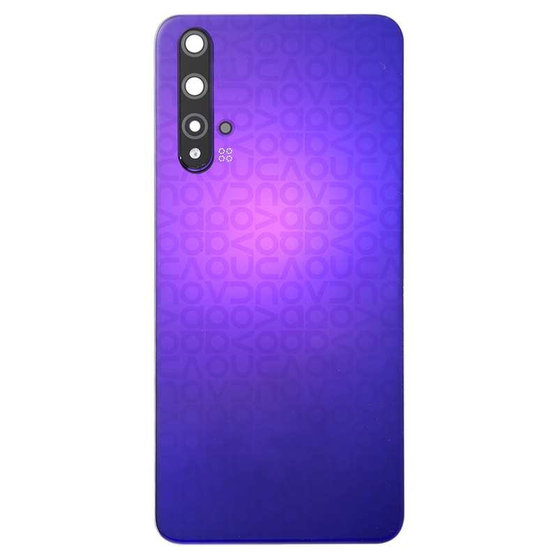 Original Battery Back Cover with Camera Lens Cover for Huawei Nova 5T(Black)