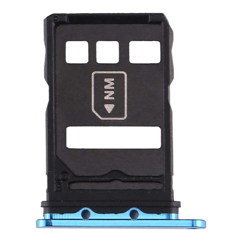 SIM Card Tray + NM Card Tray for Huawei P40 (Silver)