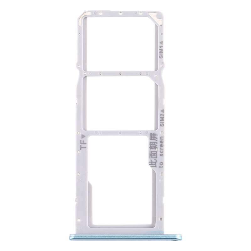 SIM Card Tray + SIM Card Tray + Micro SD Card Tray for Huawei Enjoy 10e / Honor Play 9A (Silver)