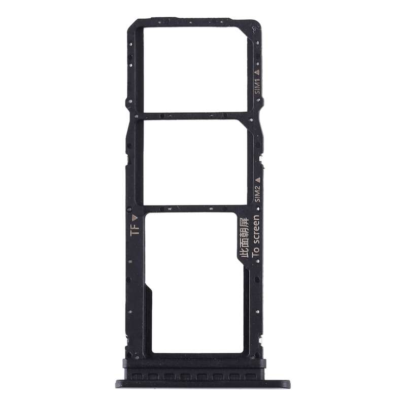 SIM Card Tray + SIM Card Tray + Micro SD Card Tray for Huawei Enjoy 10 / Honor Play 3 (Dark Blue)