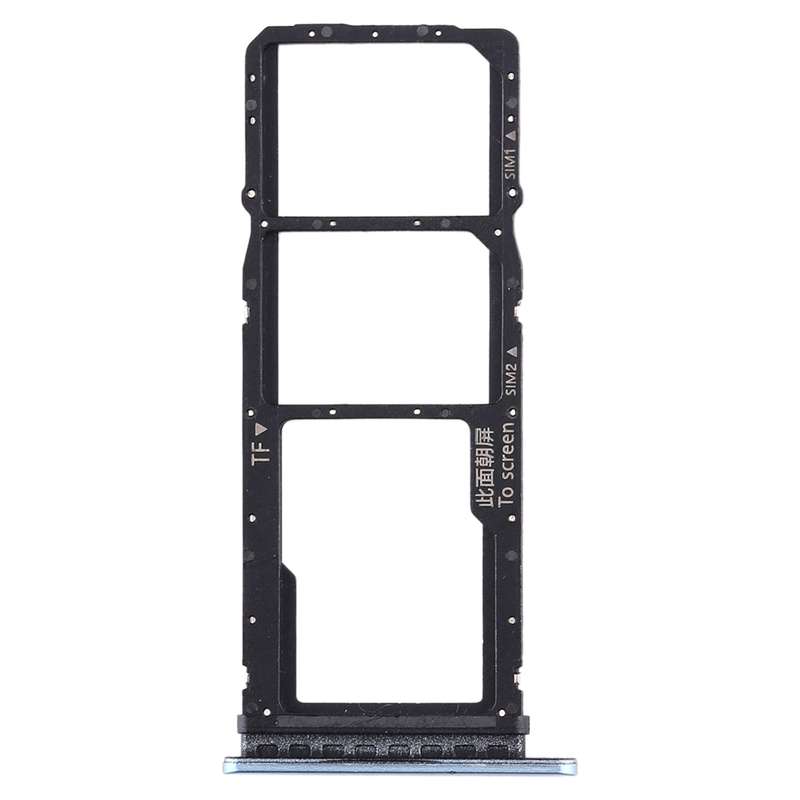 SIM Card Tray + SIM Card Tray + Micro SD Card Tray for Huawei Enjoy 10 / Honor Play 3 (Dark Blue)