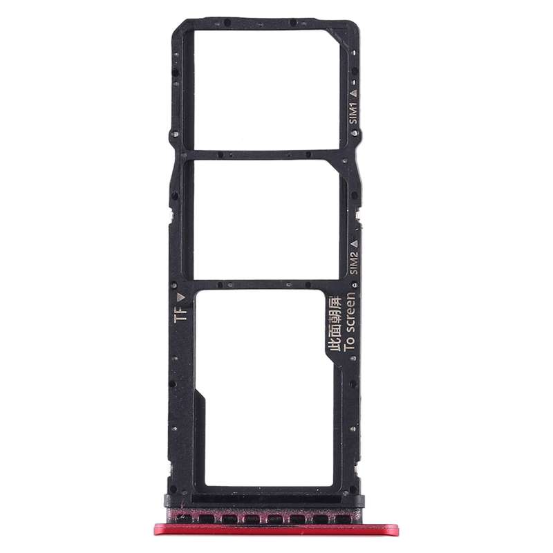 SIM Card Tray + SIM Card Tray + Micro SD Card Tray for Huawei Enjoy 10 / Honor Play 3 (Dark Blue)