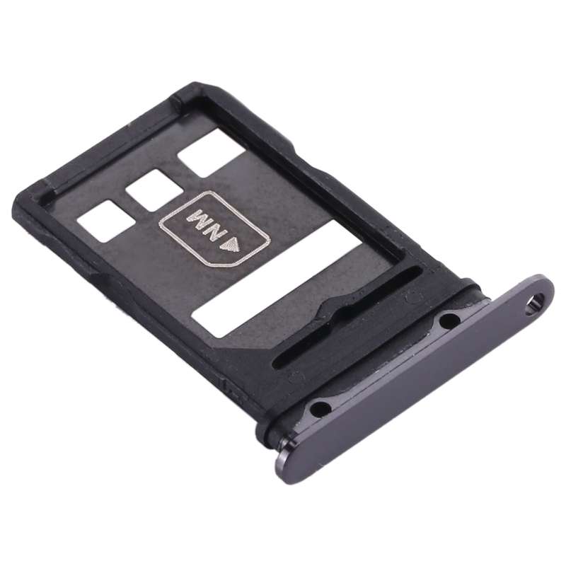 SIM Card Tray + NM Card Tray for Huawei Mate 30 (Black)