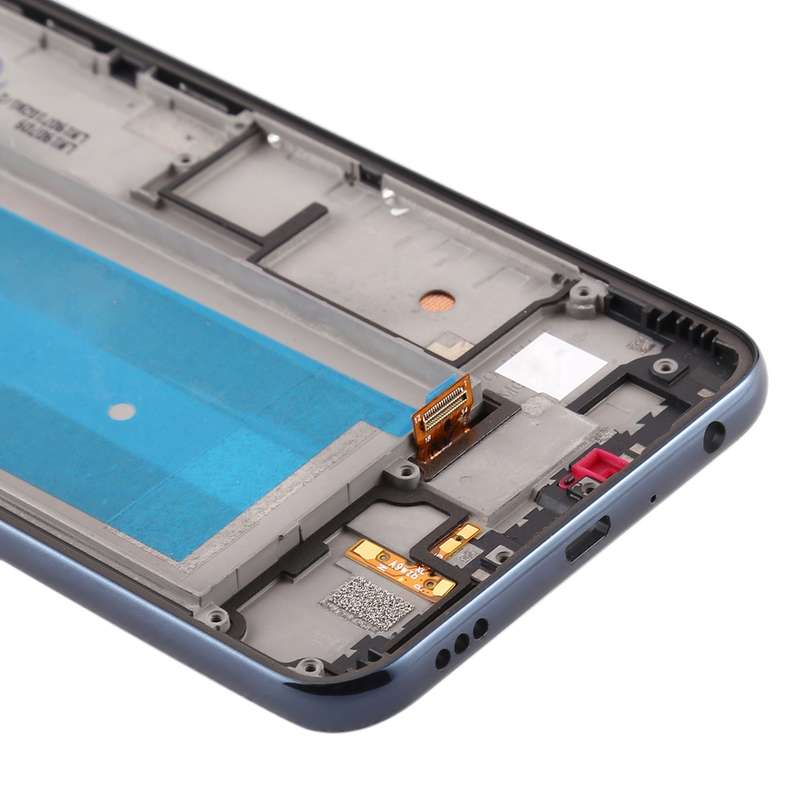 Original LCD Screen for LG Q60,Double SIM Digitizer Full Assembly with Frame(Black)