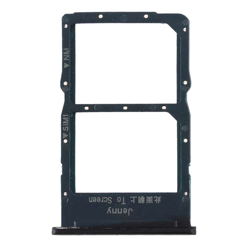 SIM Card Tray + NM Card Tray for Huawei Nova 6 SE (Black)