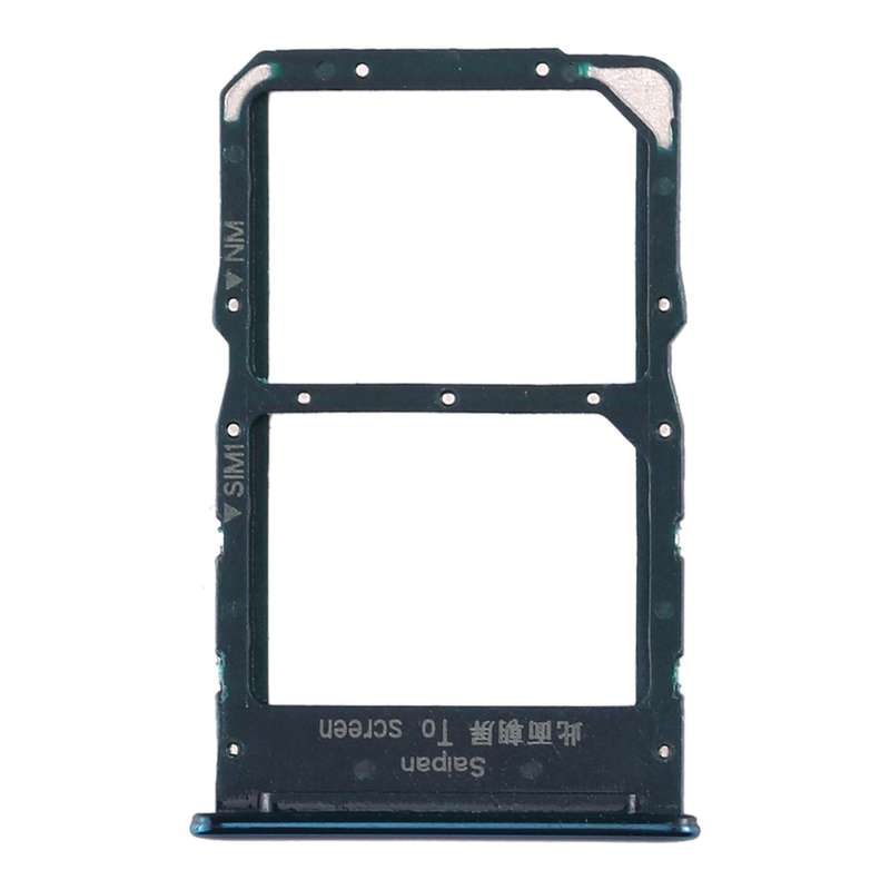 SIM Card Tray + NM Card Tray for Huawei Nova 5z / Nova 5i Pro (Black)