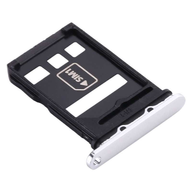 SIM Card Tray + NM Card Tray for Huawei P40 (Grey)