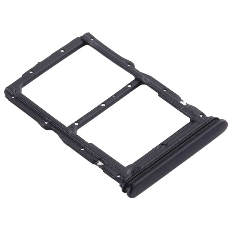 SIM Card Tray + NM Card Tray for Huawei Honor 30S / Nova 7 SE (Black)