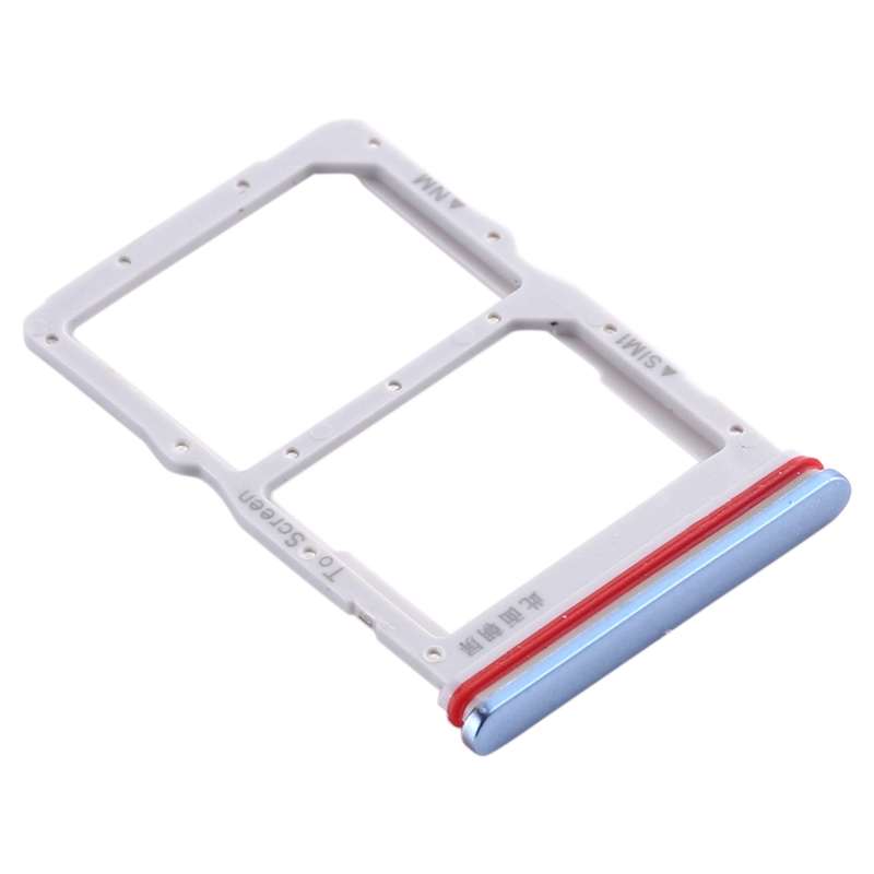 SIM Card Tray + NM Card Tray for Huawei Honor 30S / Nova 7 SE (Black)