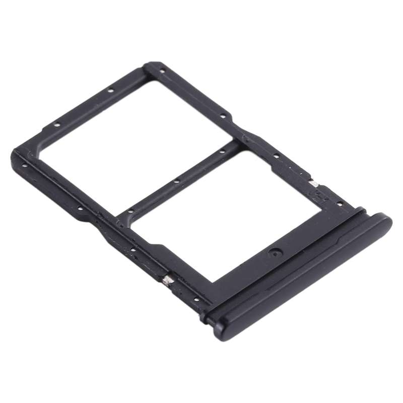 SIM Card Tray + SIM Card Tray / Micro SD Card Tray for Huawei Enjoy 9s (Black)