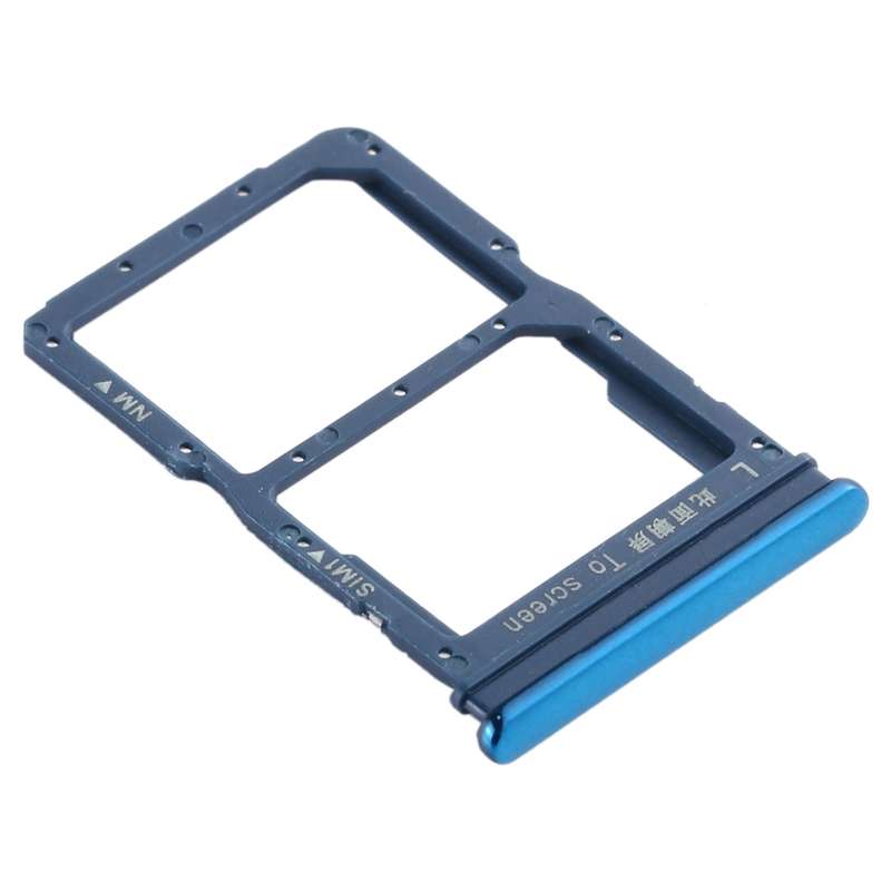 SIM Card Tray + NM Card Tray for Huawei Honor 20 Lite (Baby Blue)