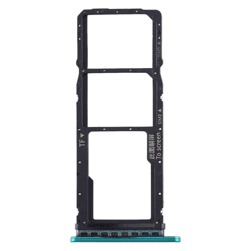 SIM Card Tray + SIM Card Tray + Micro SD Card Tray for Huawei Honor Play 4T (Black)