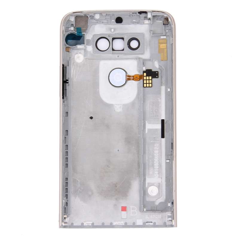 Metal Back Cover with Back Camera Lens & Fingerprint Button for LG G5(Gold)