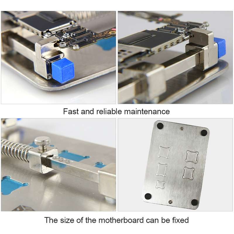 BEST- 001D Stainless Steel Circuit Board Soldering Desoldering PCB Repair Holder Fixtures Mobile Pho