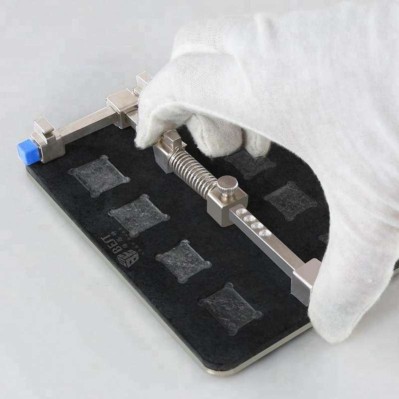 BEST-001E DIY FIX Stainless Steel Circuit Board PCB Holder Fixture Work Station for Chip Repair tool