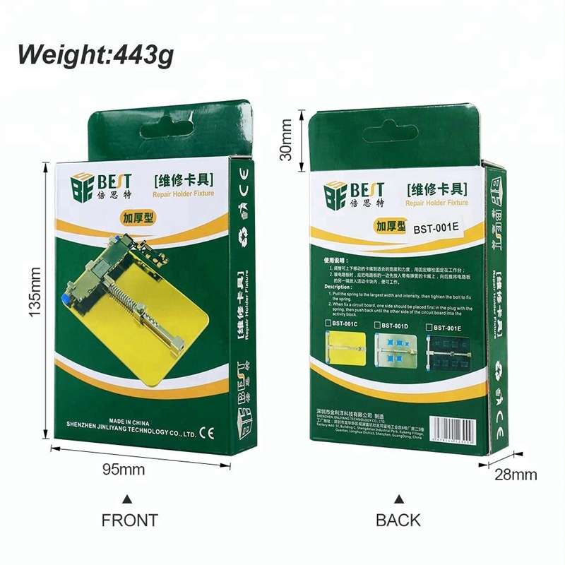 BEST-001E DIY FIX Stainless Steel Circuit Board PCB Holder Fixture Work Station for Chip Repair tool
