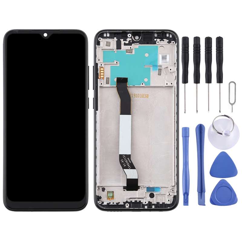 LCD Screen and Digitizer Full Assembly with Frame for Xiaomi Redmi Note 8(Blue)