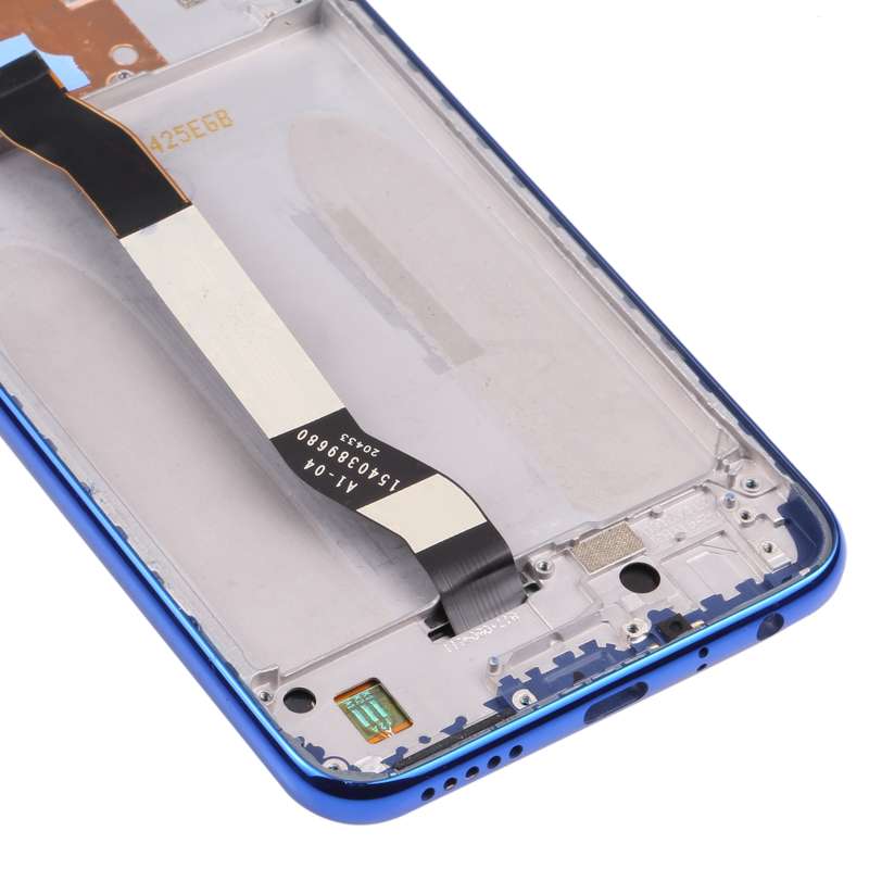 LCD Screen and Digitizer Full Assembly with Frame for Xiaomi Redmi Note 8(Blue)