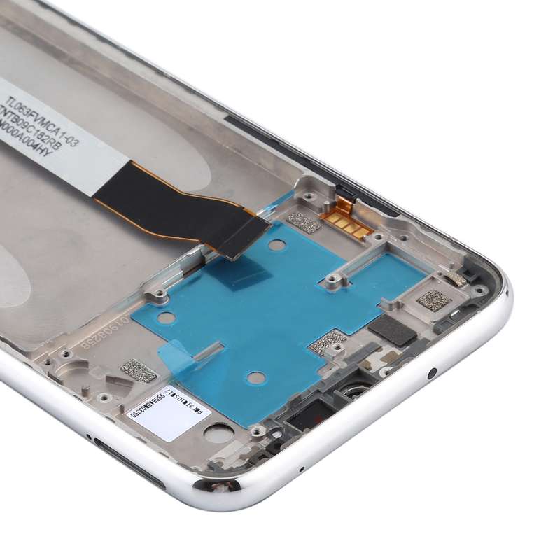 LCD Screen and Digitizer Full Assembly with Frame for Xiaomi Redmi Note 8(Silver)