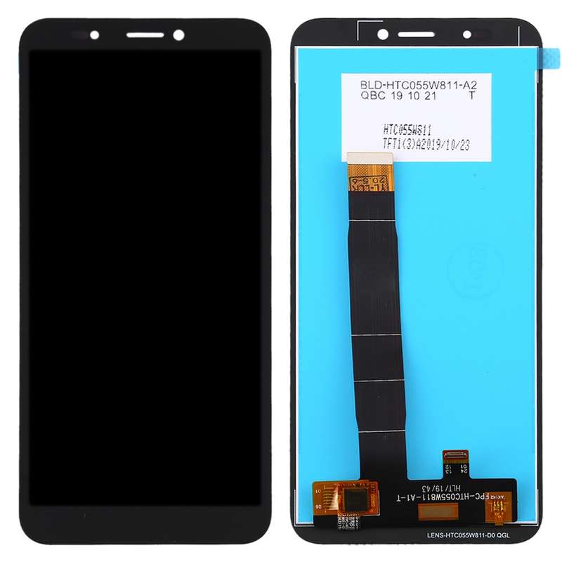 TFT LCD Screen for Nokia C1 with Digitizer Full Assembly (Black)