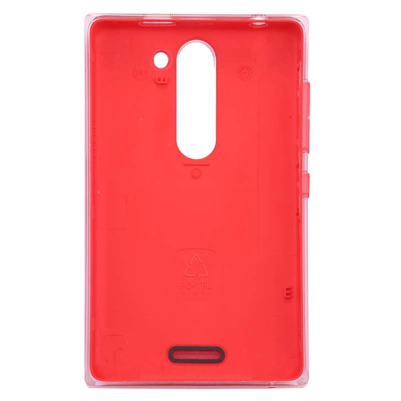 Dual SIM Battery Back Cover for Nokia Asha 502 (Red)