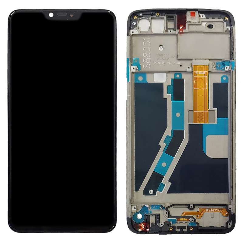 TFT LCD Screen for OPPO A5 / A3s Digitizer Full Assembly with Frame (Black)