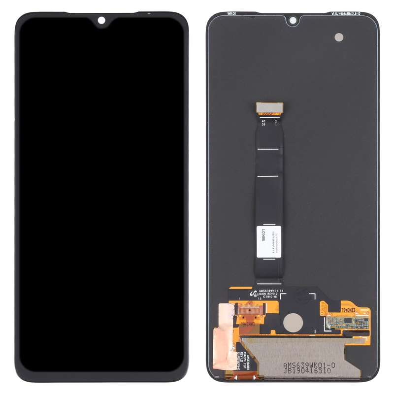 Original AMOLED Material LCD Screen and Digitizer Full Assembly for Xiaomi Mi 9(Black)