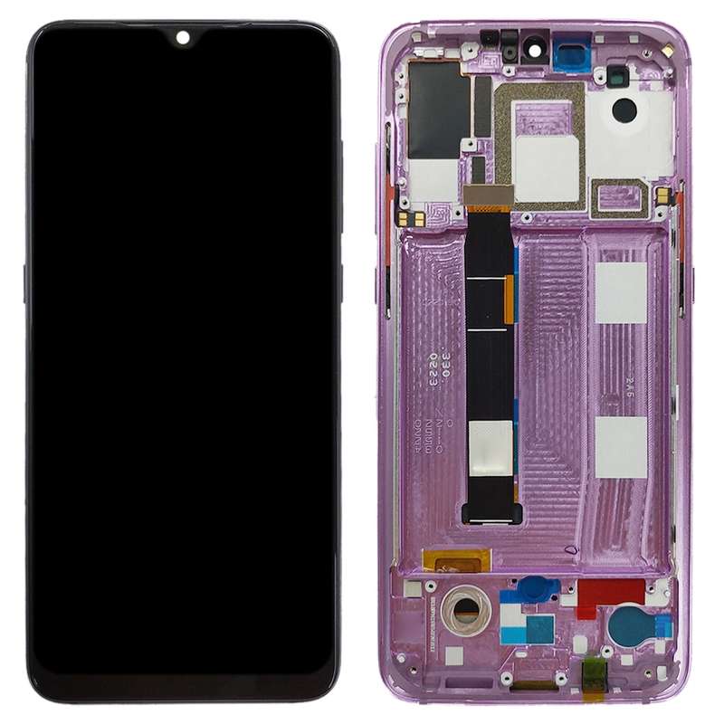 Original AMOLED LCD Screen for Xiaomi Mi 9 Digitizer Full Assembly with Frame(Blue)