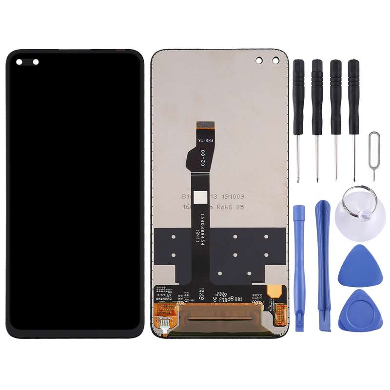 OEM LCD Screen for Huawei Nova 6 / WLZ-AL10 / WLZ-TL10 with Digitizer Full Assembly(Black)