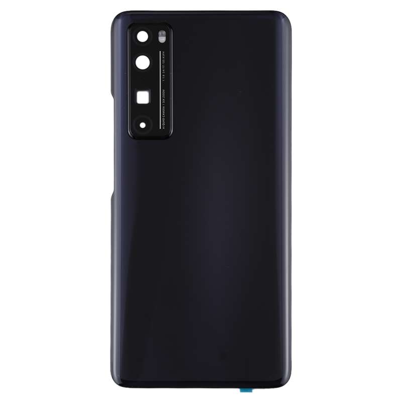 Original Battery Back Cover with Camera Lens Cover for Huawei Nova 7 Pro 5G(Black)