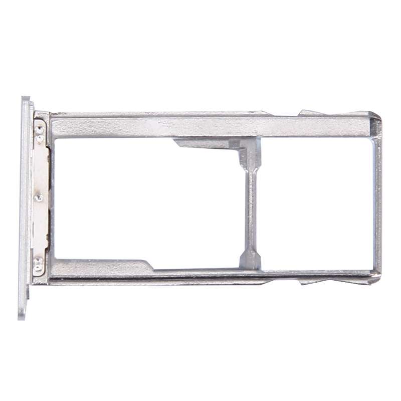 For Meizu M3 Note / Meilan Note 3 SIM + SIM / Micro SD Card Tray (Silver)