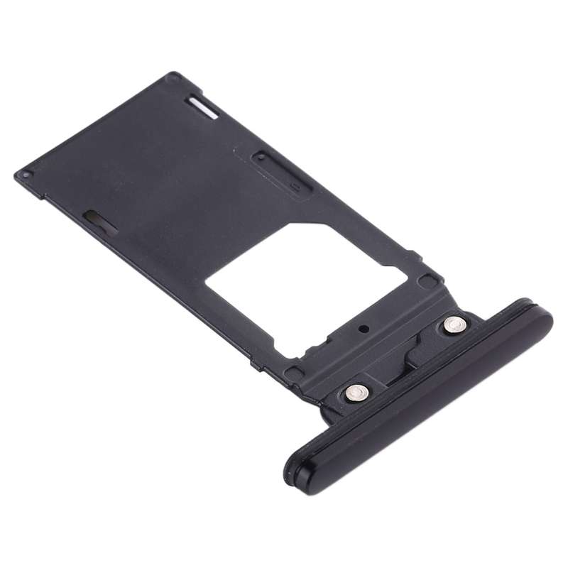 SIM Card Tray + SIM Card Tray + Micro SD Card Tray for Sony Xperia XZ2(Black)