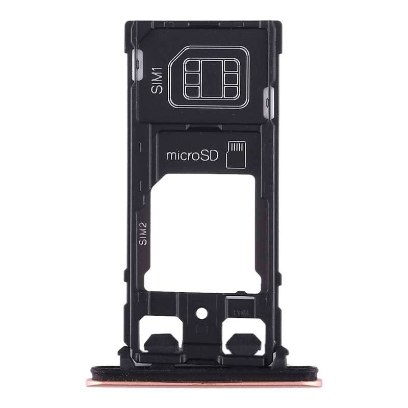 SIM Card Tray + SIM Card Tray + Micro SD Card Tray for Sony Xperia XZ2 Compact(Green)