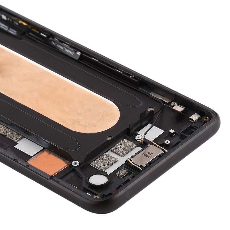 Middle Frame Bezel Plate with Side Keys for Asus ROG Phone II ZS660KL(Black)