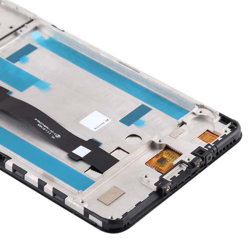 TFT LCD Screen for Nokia 3.1 Plus TA-1118 Digitizer Full Assembly with Frame (Black)
