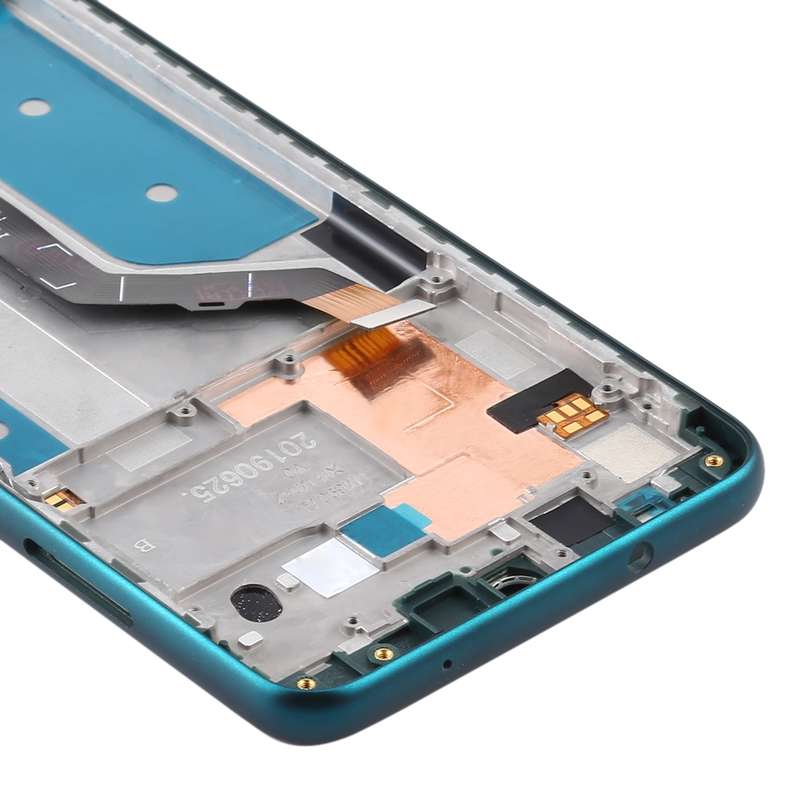 TFT LCD Screen for Nokia 7.2 TA-1196 Digitizer Full Assembly with Frame (Green)