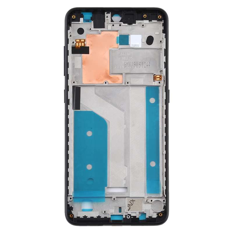Middle Frame Bezel Plate for Nokia 7.2 / 6.2 / TA-1196 TA-1198 TA-1200 TA-1187 TA-1201 (Black)