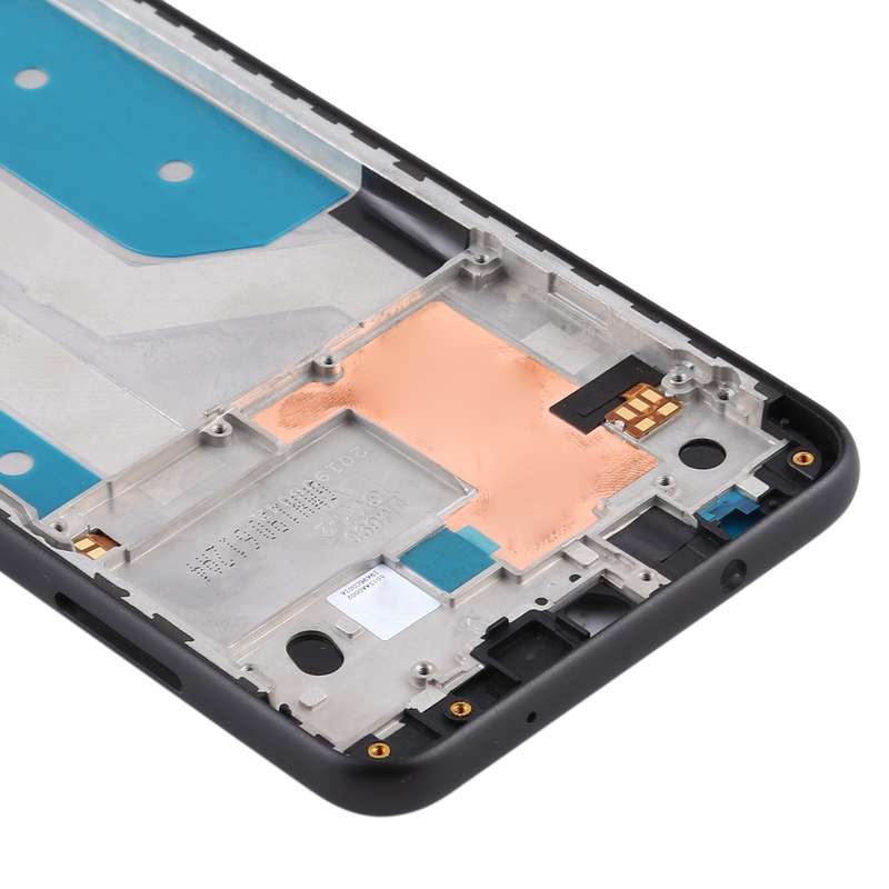 Middle Frame Bezel Plate for Nokia 7.2 / 6.2 / TA-1196 TA-1198 TA-1200 TA-1187 TA-1201 (Black)