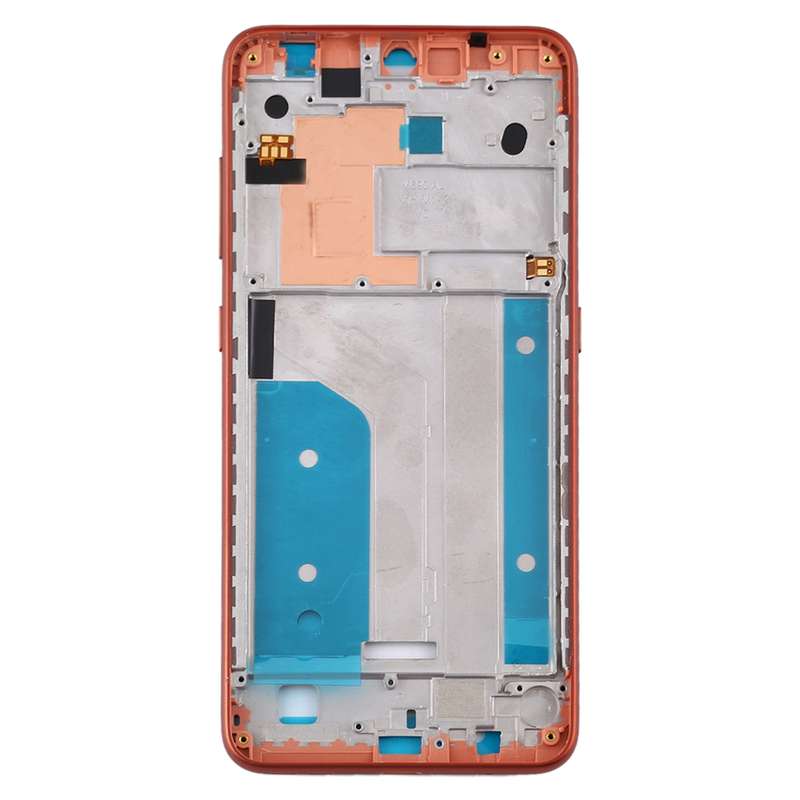 Middle Frame Bezel Plate for Nokia 7.2 / 6.2 / TA-1196 TA-1198 TA-1200 TA-1187 TA-1201 (Black)
